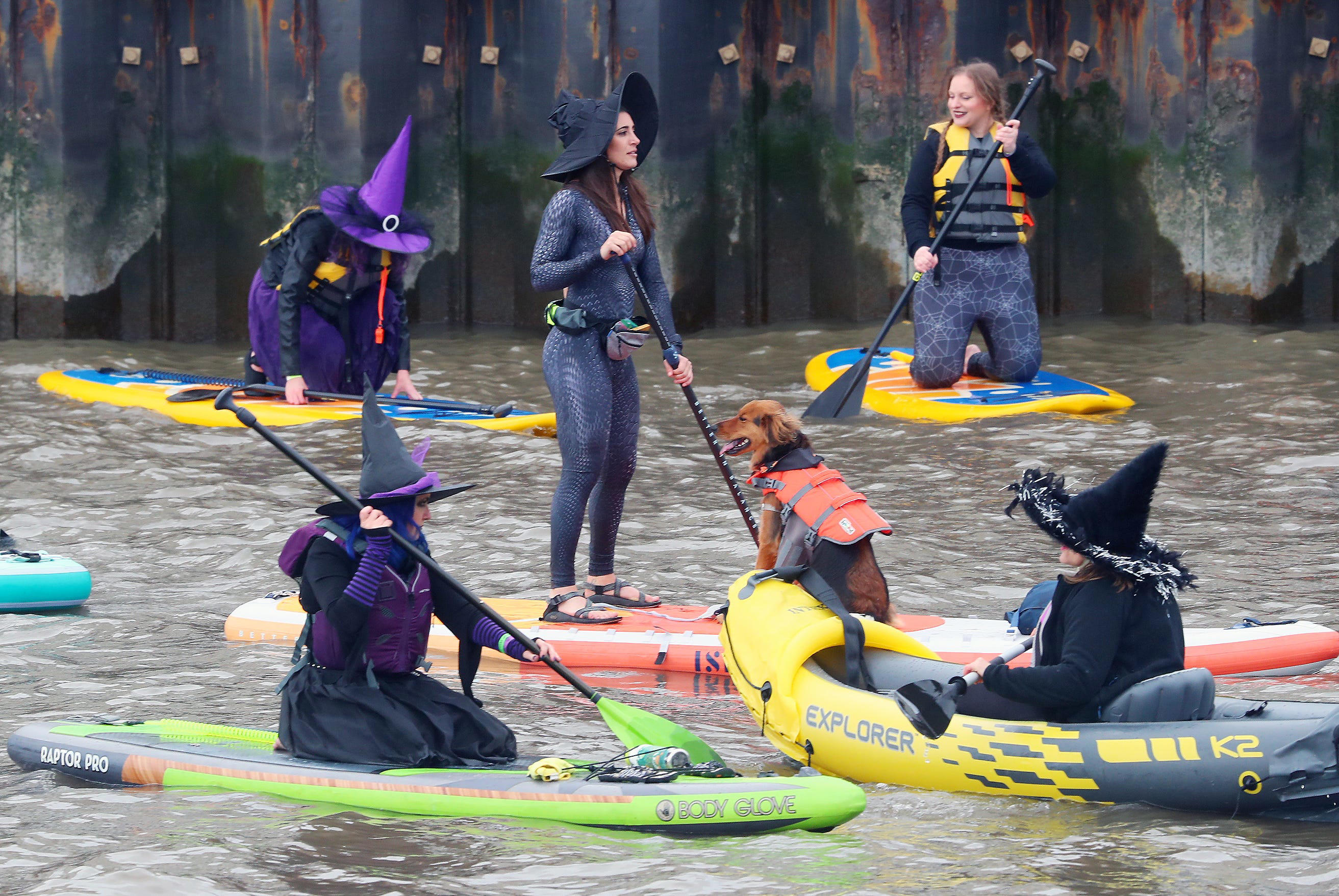 SUP Witches Festival in Sleepy Hollow: Paddle boards, kayaks and their ...