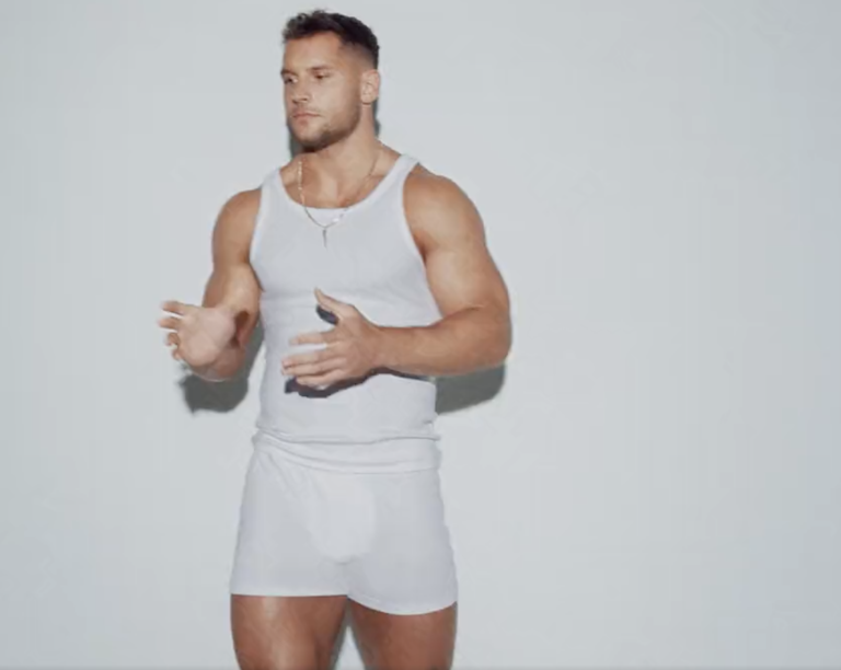 Gays are thirsting over NFL star Nick Bosa in Kim K's new