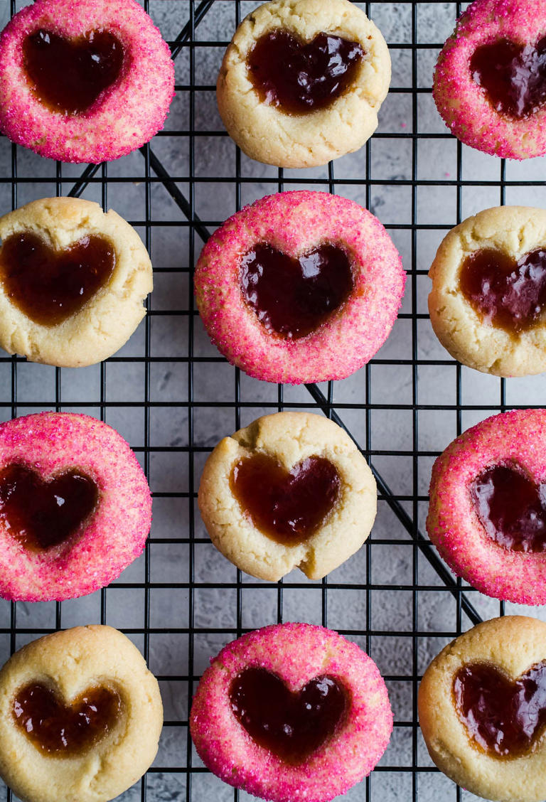 Heart Jam Cookies