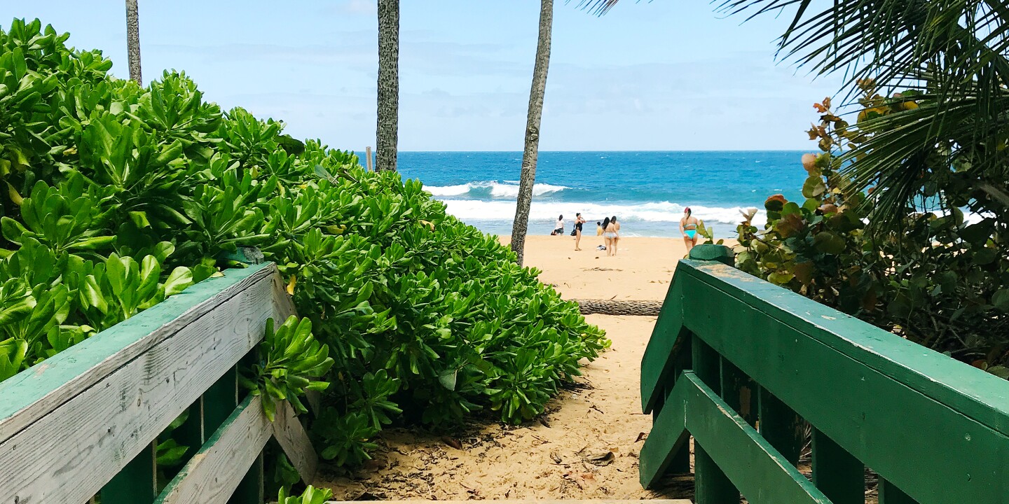 <p>Several beaches on Puerto Rico are ideal for getting away from it all.</p><p>Photo by Michelle Heimerman</p><p>If you can dream it, you can beach it in <a class="Link" href="https://www.afar.com/travel-guides/puerto-rico/guide">Puerto Rico</a>. With over 300 miles of coastline between the main island and smaller islands like Vieques and Culebra, <a class="Link" href="https://www.afar.com/magazine/find-calm-and-adventure-at-these-11-secluded-beaches-in-puerto-rico">beaches</a> here unspool in cove after crescent of sandy perfection. That means there’s surely more than one beach in Puerto Rico with your name scrawled into its sands. </p><p>Will you flop down at a natural pool shaped like a half-moon on Puerto Rico’s north coast or head instead to one of the idyllic beaches beloved by the surf set on the island’s west coast?</p><p> Read on for some of the best beaches in Puerto Rico for getting away from it all.</p><p> Mar Chiquita is just 45 minutes from the San Juan airport.</p><p>Photo by J Steele / Shutterstock</p>