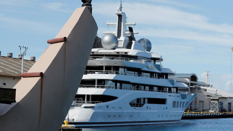 The U.S. government said it is spending more than $7 million a year to maintain a superyacht docked in San Diego that it seized from a sanctioned Russian oligarch, and urged a judge to let it auction the vessel.