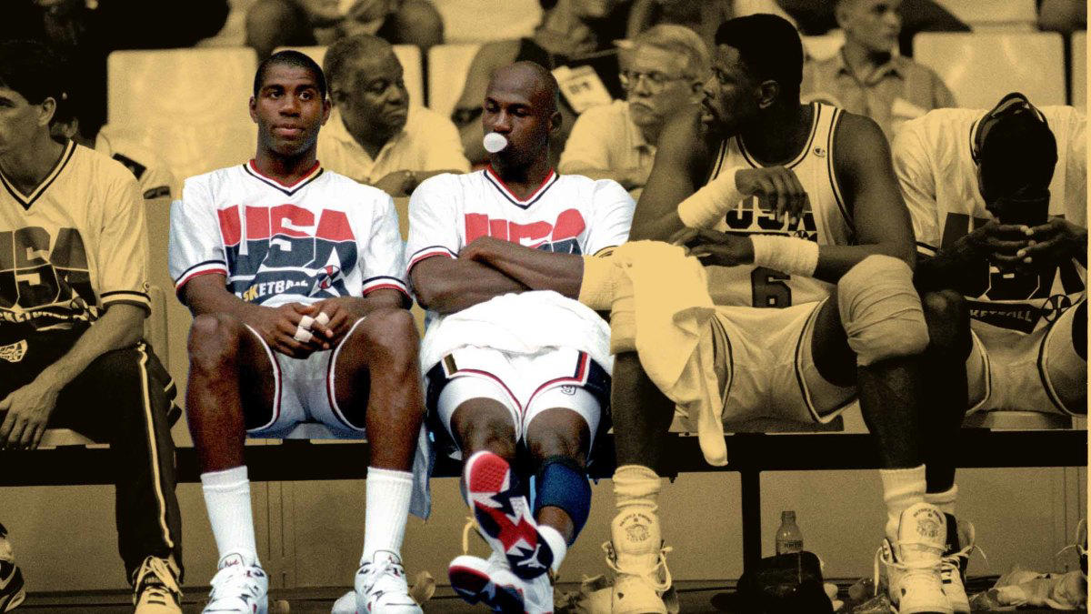 magic claims mj decided which 11 players were going with him on the dream team: 