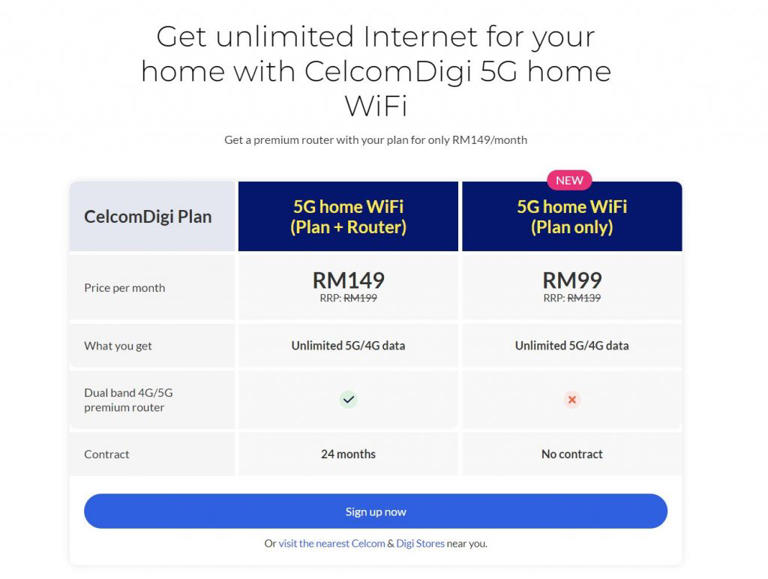 CelcomDigi now offers 5G Home WiFi with “unlimited” 5G data for RM99/month without contract