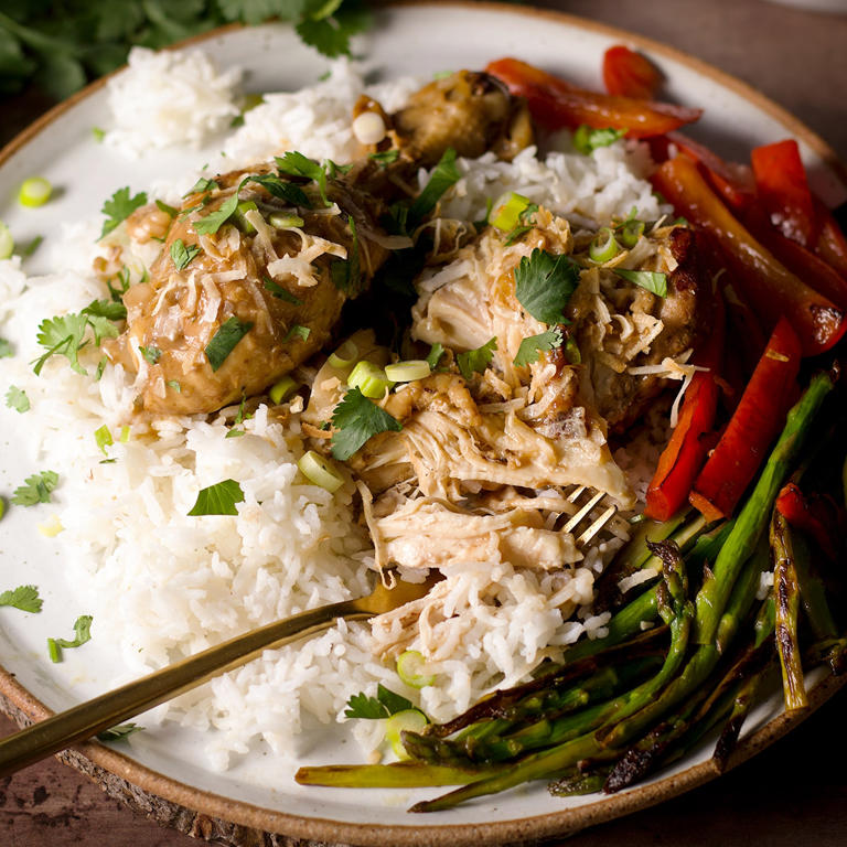 Chicken Adobo with Coconut Milk Filipino Style