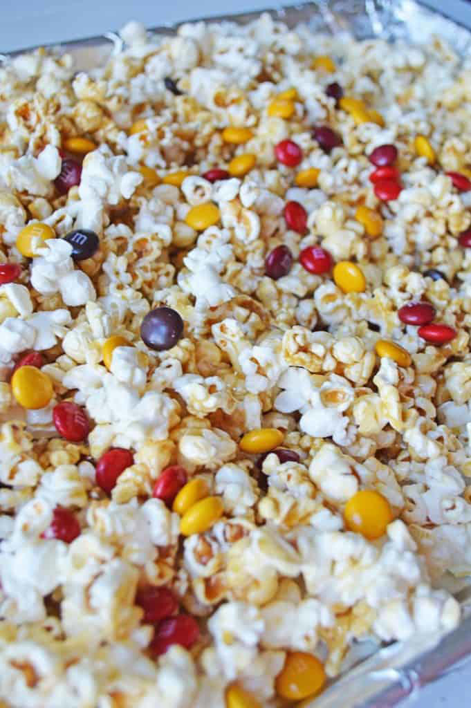 Fun Fall Caramel Corn Snack Mix