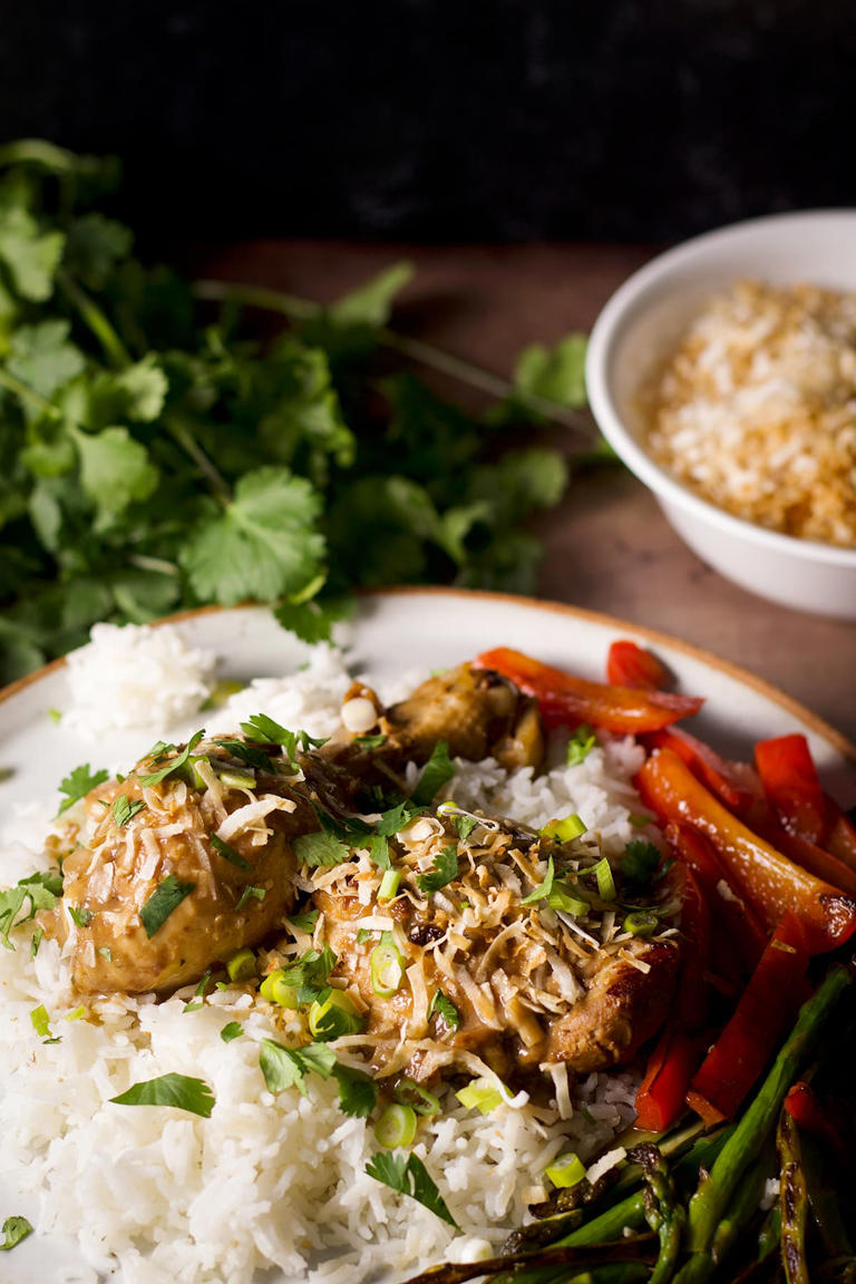 Chicken Adobo with Coconut Milk Filipino Style