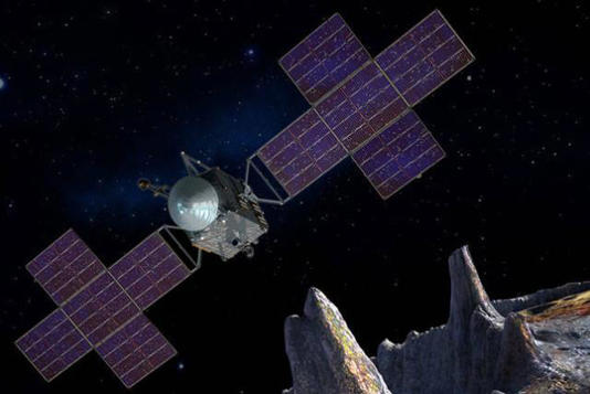 Sonda espacial enviada para estudiar el asteroide metálico Psyche. NASA