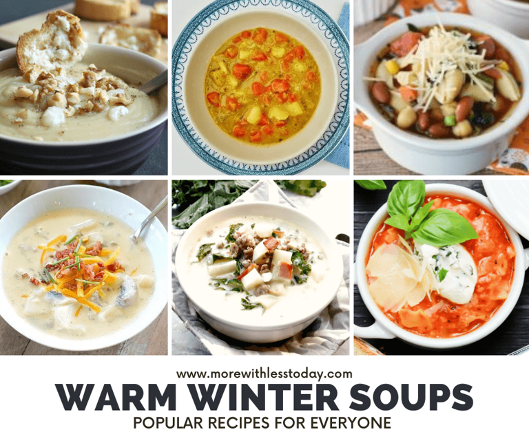 Comforting and Easy Recipes for Warm Winter Soups