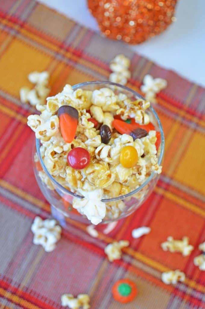 Fun Fall Caramel Corn Snack Mix
