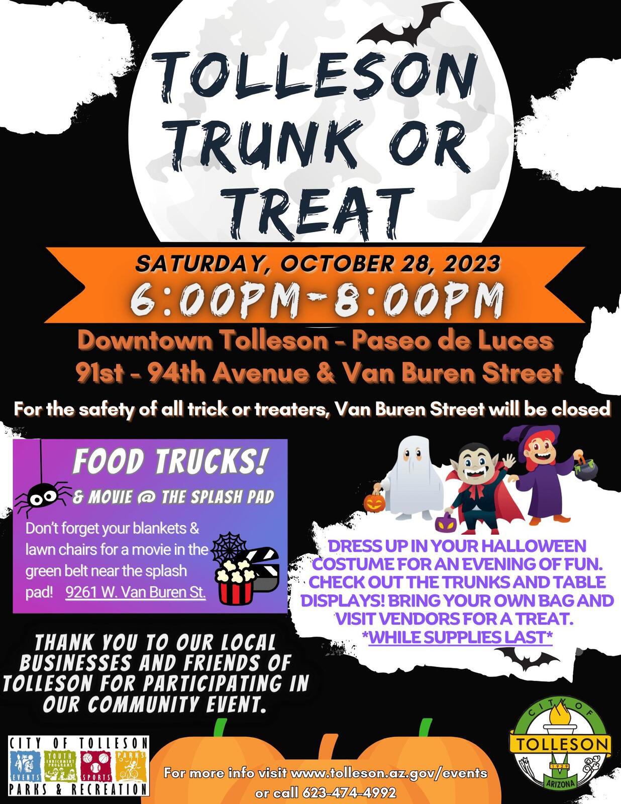 Tolleson Trunk or Treat this Saturday! Ryland At Heritage Point