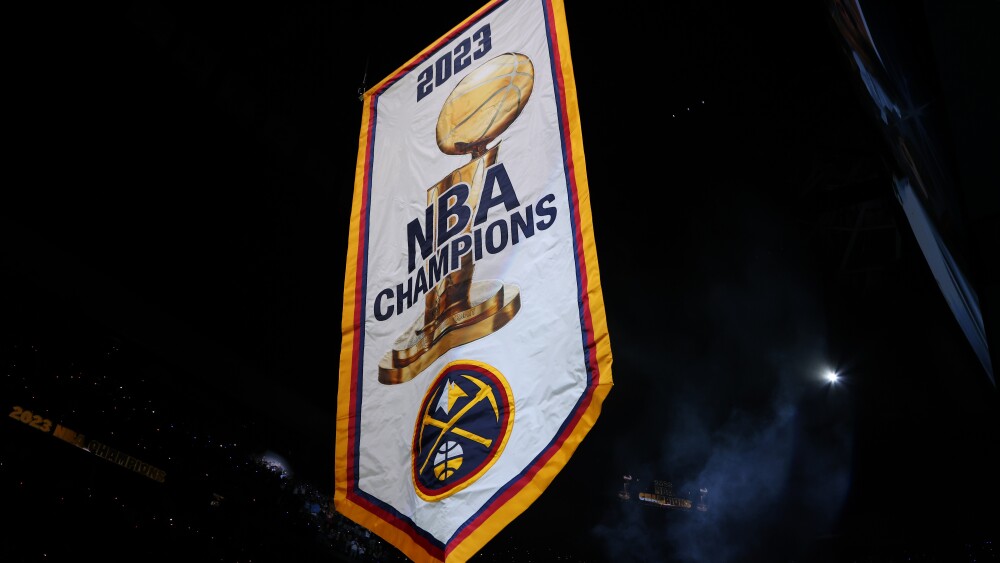 Check out highlights from Denver Nuggets ring ceremony, banner raising