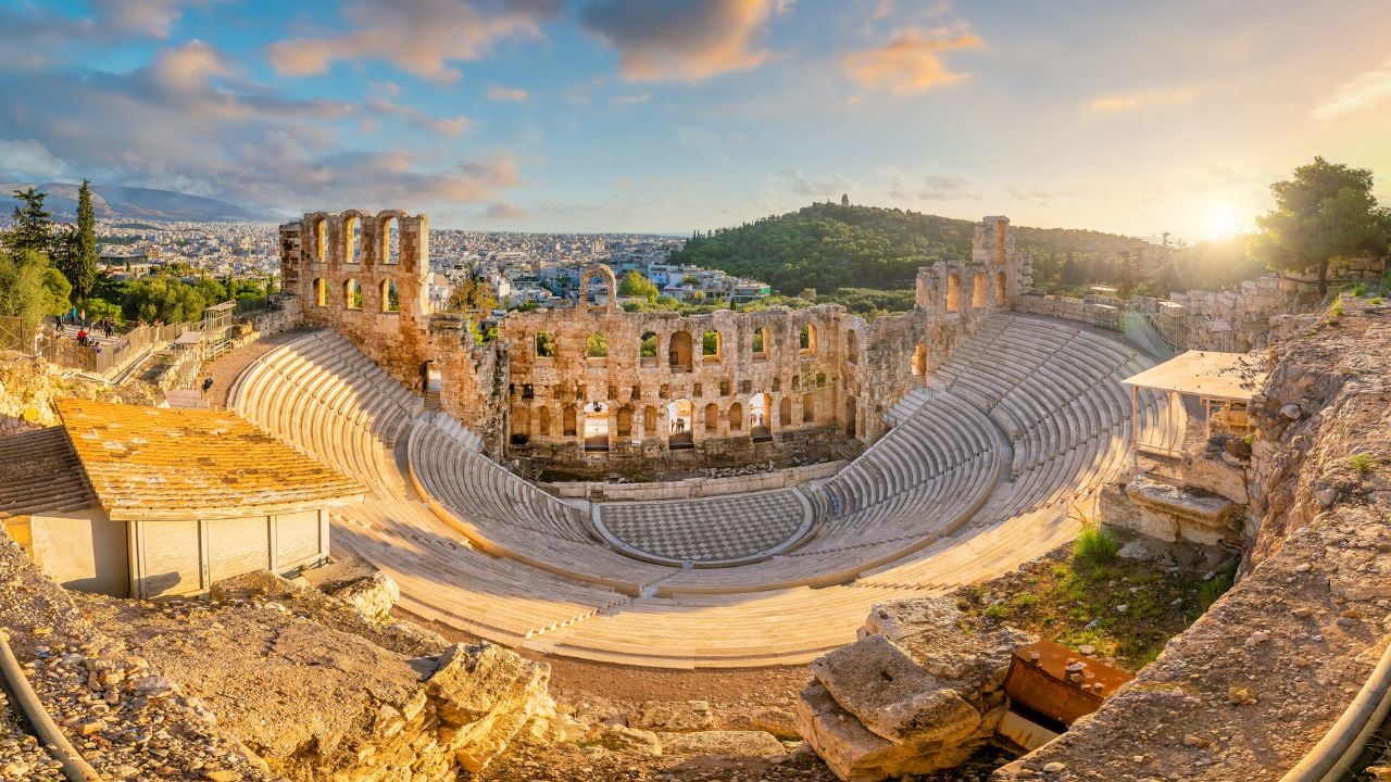 <p>Athens, <a href="https://planneratheart.com/best-time-to-visit-greece/" rel="noopener">Greece,</a> is a city full of culture, historical landmarks, and Greek culture. Experience the picturesque town through neighborhoods like Plaka, with museums, taverns, and beautiful restaurants. Visit the marketplace, where Socrates and Plato would have great debates, and visit many ancient landmarks. Flying to Athens can be a cheap trip during off-season months if you can travel outside of summer, helping you save across the board.</p>