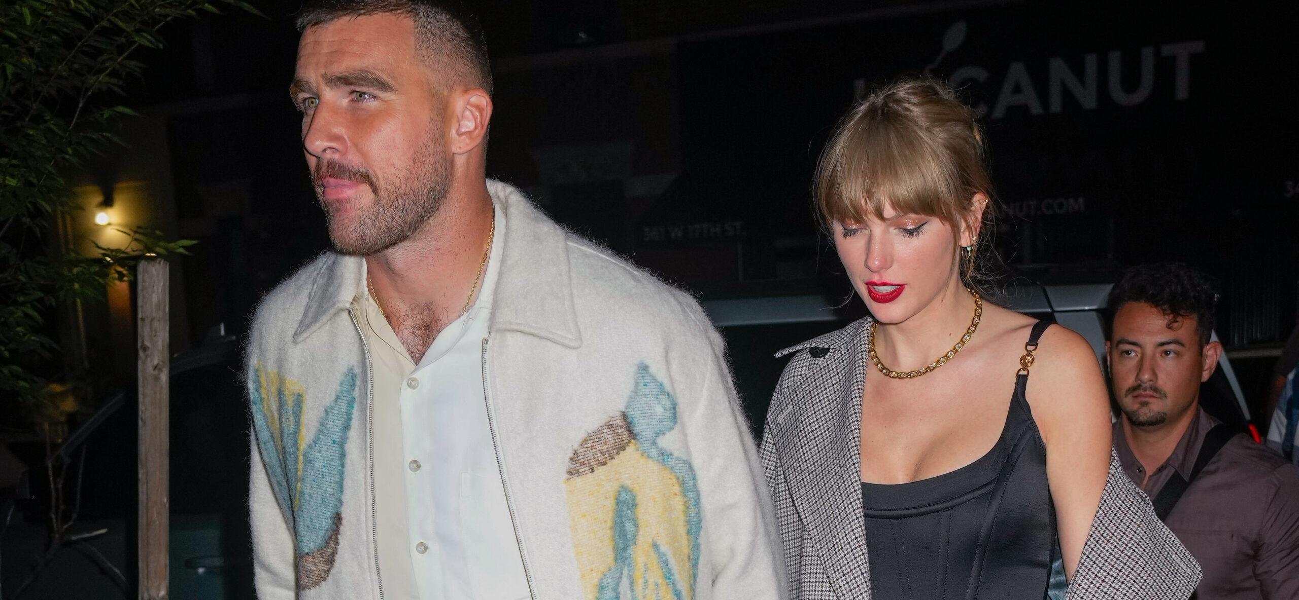 Taylor Swift Travis Kelce Soar To The NFL Super Bowl With A Kiss   AA1iMtIq.img