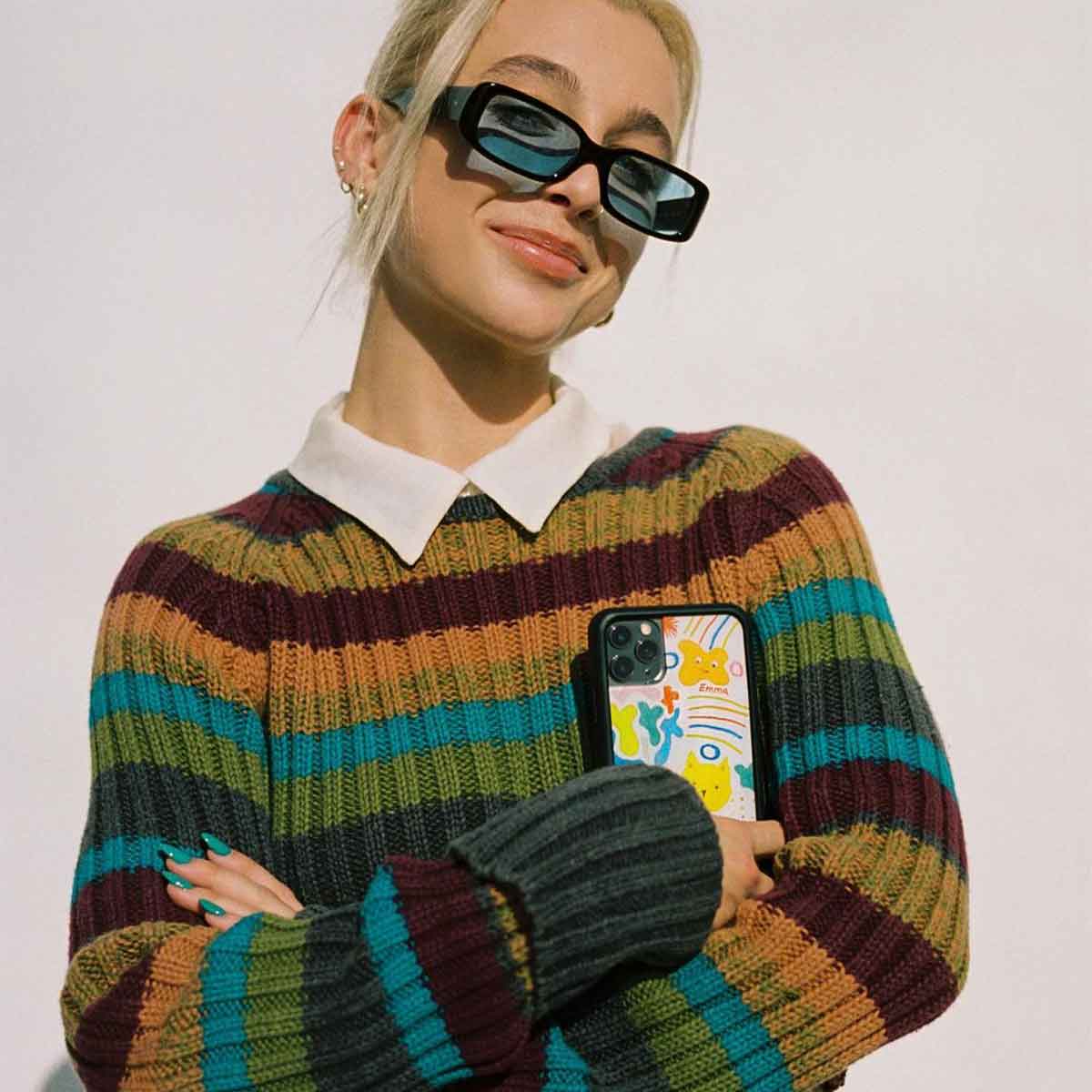 <p>One of your grandma's trends is back (in a good way)! Knit sweaters are absolutely huge this year. In fact, any oversized sweater is the go-to item for most people. That's because this year is all about being comfy and cozy. There isn't a better way to do that than a knit sweater.</p> <p>You can jump on other trends by wearing a cropped knit sweater, but we suggest going with one that you'll feel good in throughout the day. Nothing is worse than feeling uncomfortable in your own clothes. Now could also be the time to pick up that knitting kit you said you'd get to all pandemic long.</p>