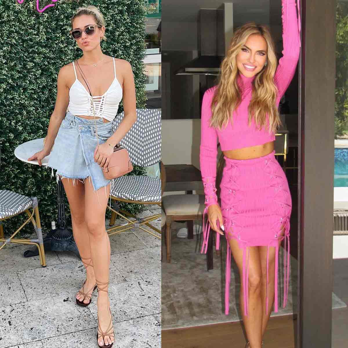 <p>As we’ve said, the ‘90s are coming back. That also means mini-skirts are coming back but excuse us while we call them “short skirts.” It sort of means the same thing, but the short skirts we’ll be wearing this year aren’t quite what we remember from the <em>Clueless</em> days in the early 2000s.</p> <p>Sure, these are shorter than the average knee-length version, but they don’t show your bottom when you bend over. That’s not fashionable on anyone. It can be tough for taller girls to get the right combo, but when you do, you’ll love it. Try the short skirt trend this summer. If you really feel uncomfortable, try some leggings under it!</p>  <p>(Image via <a href="https://www.instagram.com/p/CRZ_VBBncxI/">Instagram</a>; <a href="https://www.instagram.com/p/CTIE6BaFK7q/">Instagram</a>)</p>