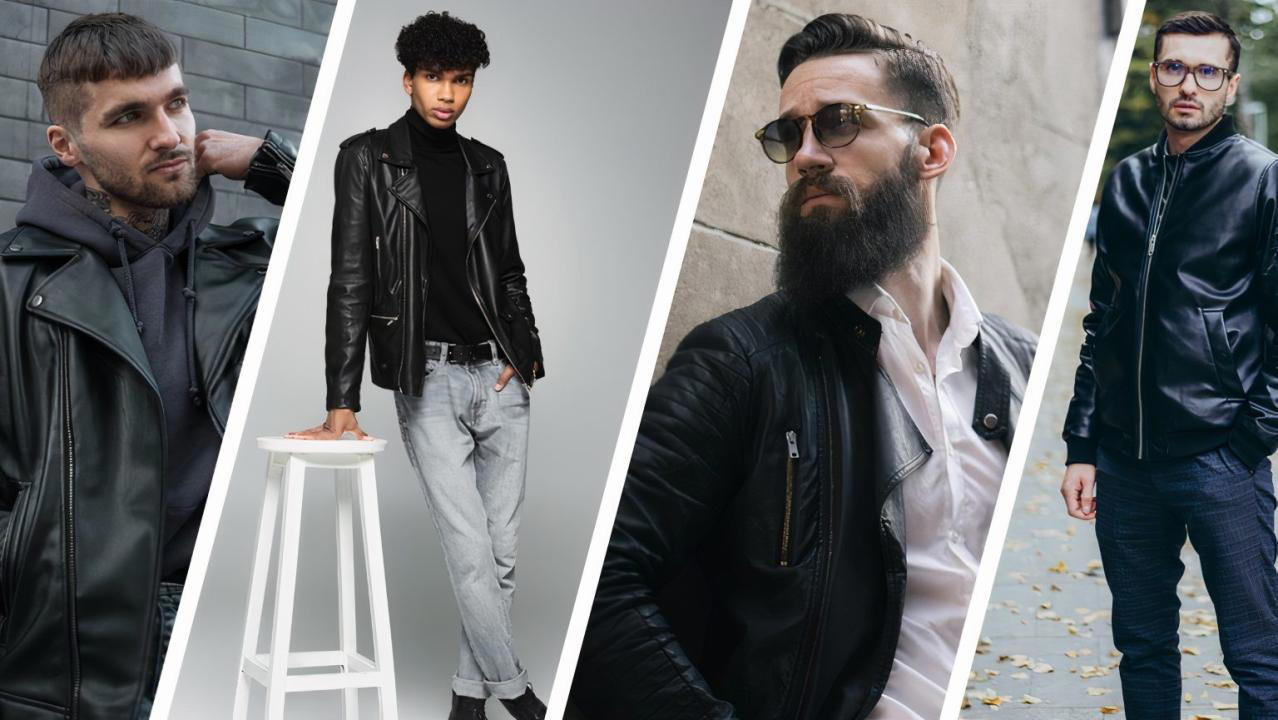 Unleash Confidence: Shop Stylish Black Leather Jacket Men