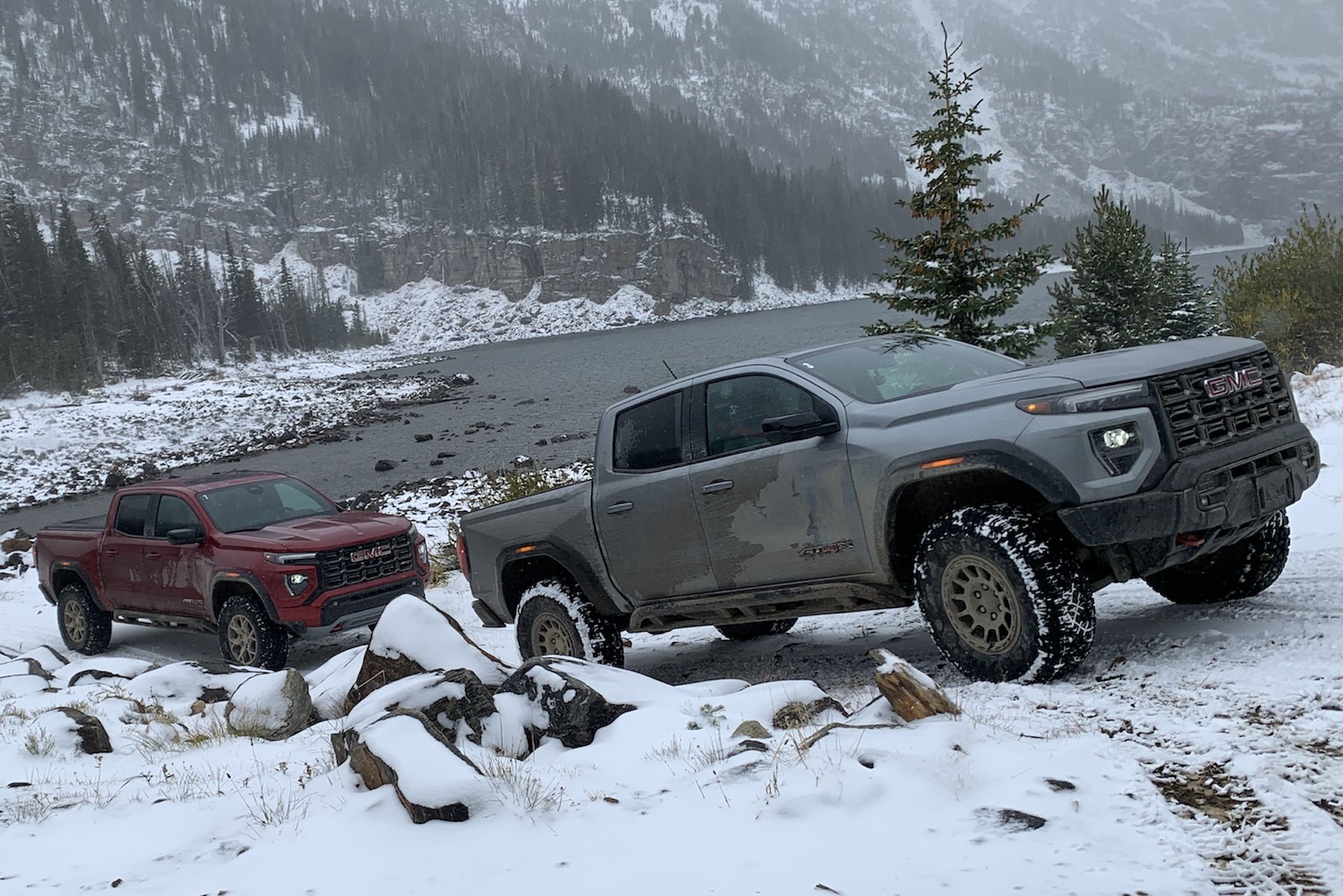 2024 GMC Canyon AT4X AEV is a midsize truck with full size offroad