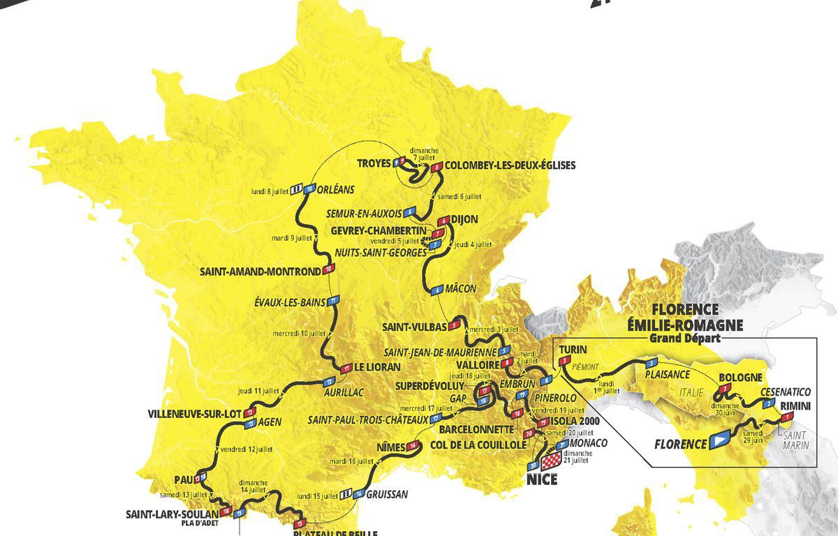Tour de France 2024 Découvrez le parcours complet étape par étape