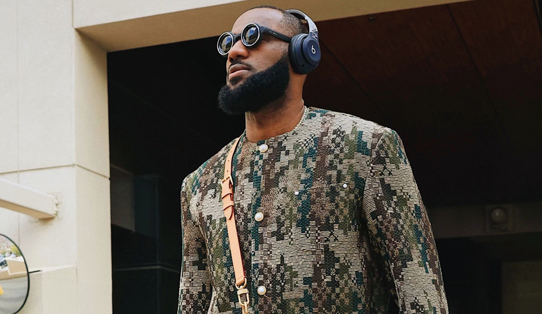 LeBron James Dons Head-to-toe Louis Vuitton for Lakers vs. Nuggets