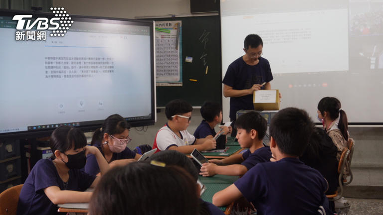 雲林縣鎮南國小採用加分吧學習平台進行課堂學習，也深根孩子日常閱讀習慣（圖/加分吧）