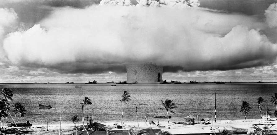 De nucleaire testen op Bikini Atoll