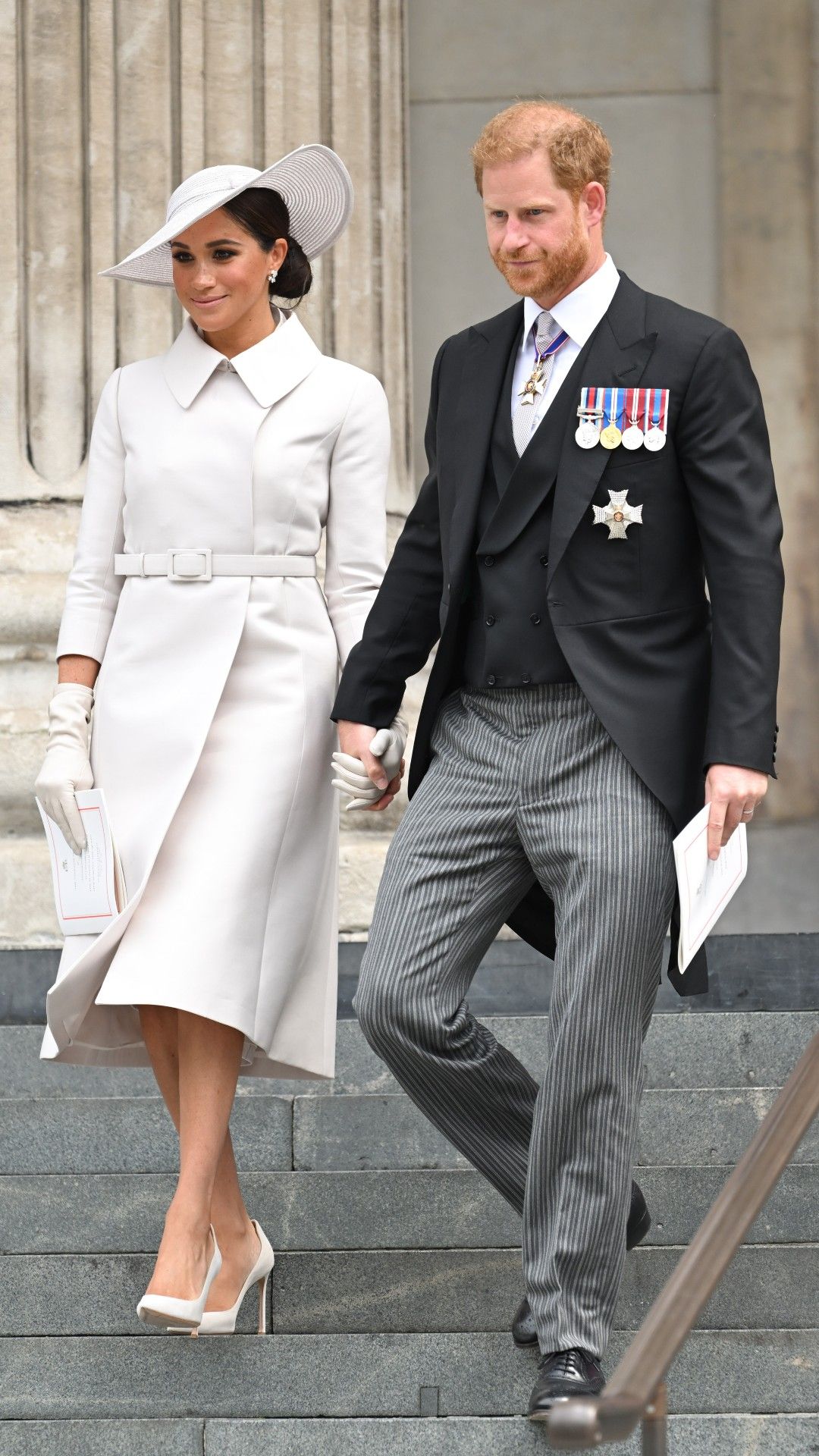 <p>                     Prince Harry and Meghan Markle finally returned to the UK for the first official appearance since 2020 in the summer of 2022.                   </p>                                      <p>                     Harry had previously come alone, for the funeral of Prince Philip, but both the Duke and Duchess of Sussex returned for a service of thanksgiving for the reign of Queen Elizabeth II to honour her Platinum Jubilee.                   </p>