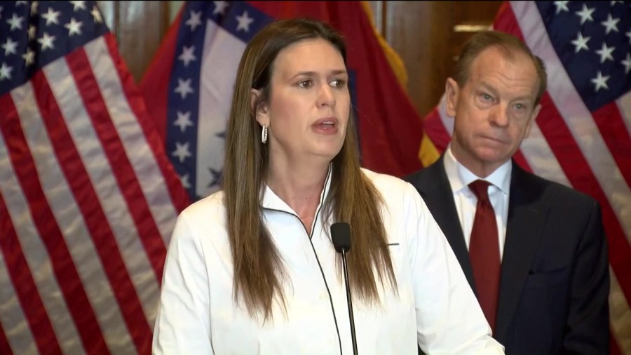 Arkansas Gov. Sarah Huckabee Sanders announces new Raytheon jobs coming ...