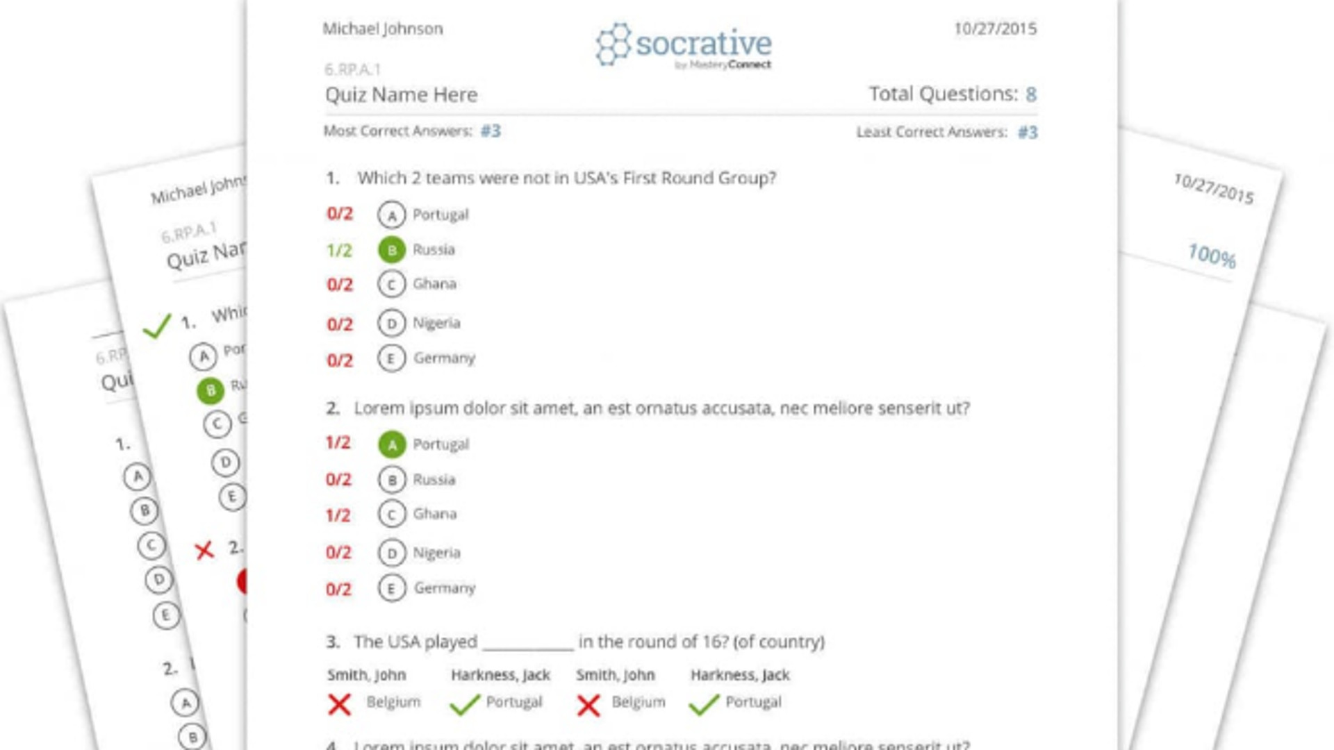 More correct. Socrative.com на русском. Canvas Quiz answer. Least correct.