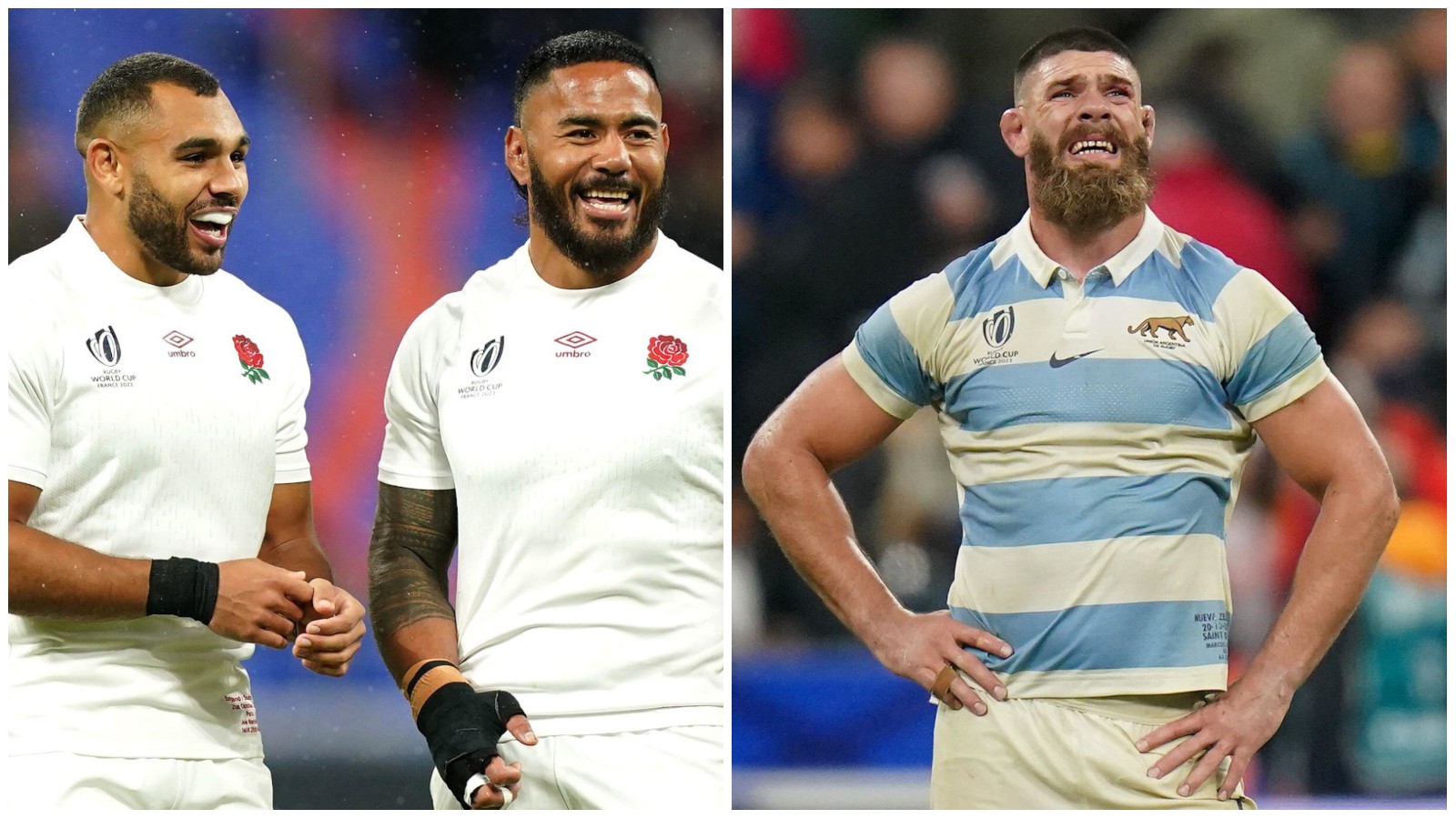 A Combined Argentina And England Xv Ahead Of The Rugby World Cup Bronze Final 3396