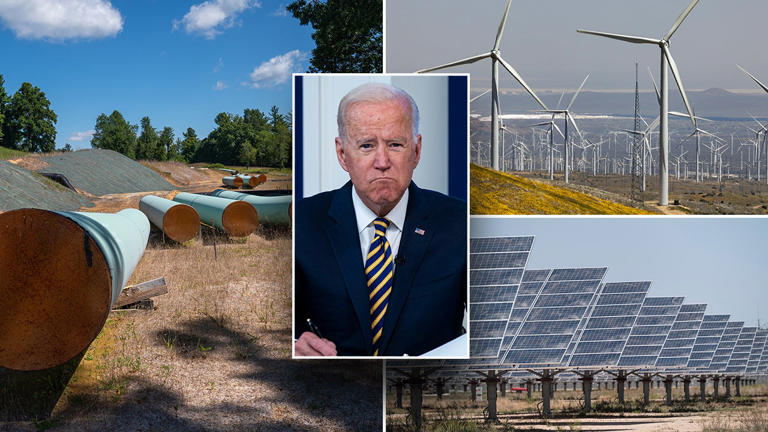 President Biden has repeatedly taken aim at the fossil fuel industry as part of his sweeping climate agenda. Getty Images