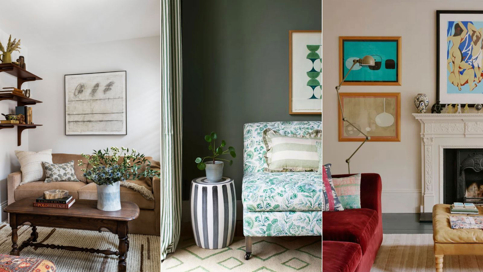 6 calming paint colors that will make your living room more serene