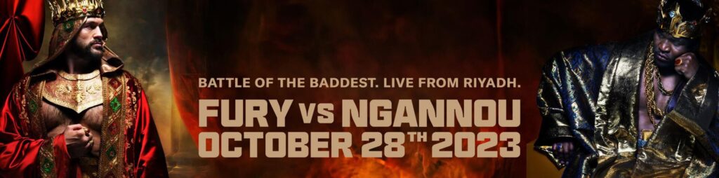 Tyson Fury vs. Francis Ngannou banner