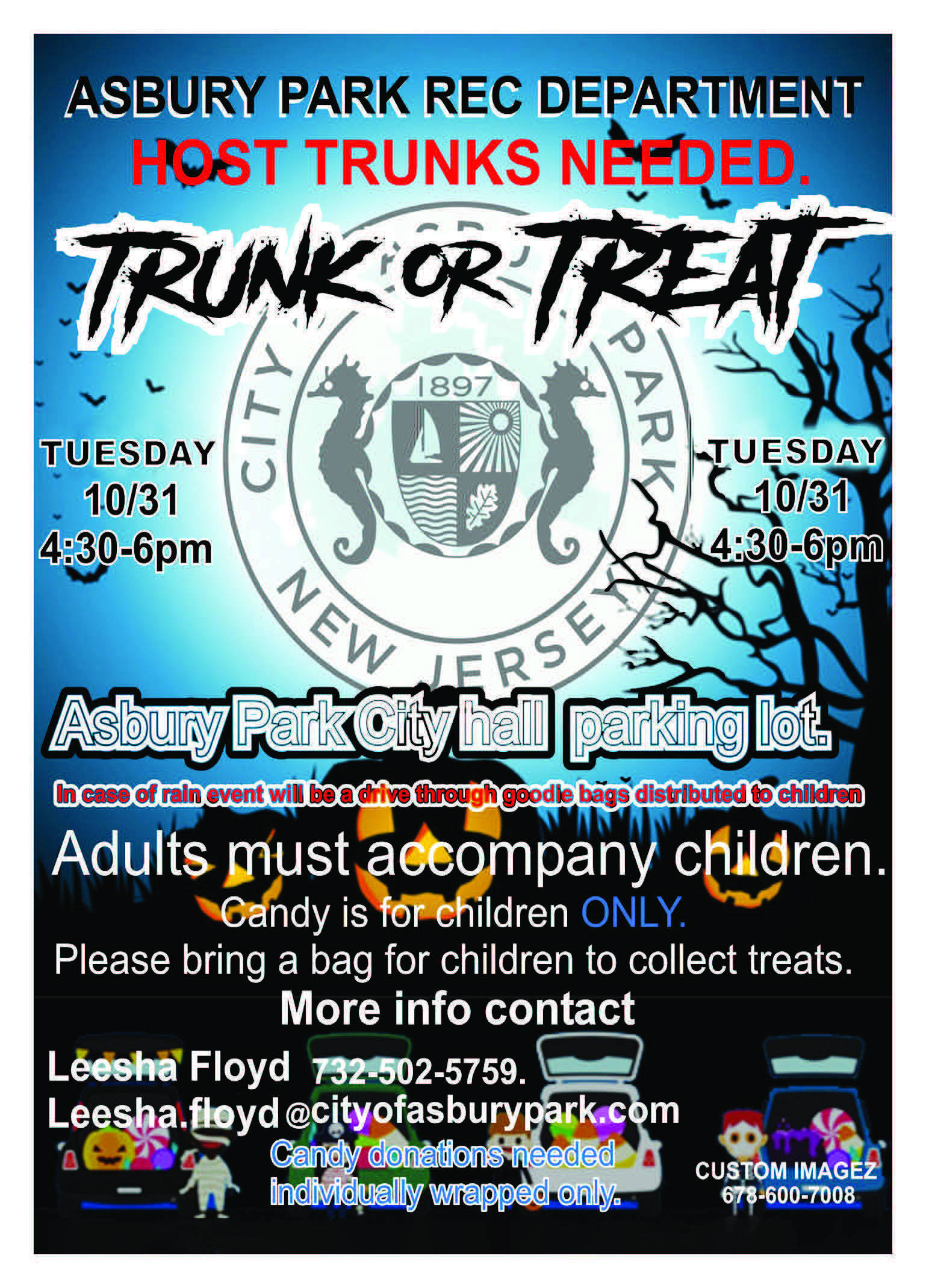 Asbury Park to host Trunk or Treat on Halloween