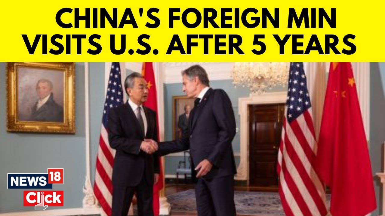 U.S. China News | China Foreign Minister Wang Yi On A Visit To United States | English News | N18V