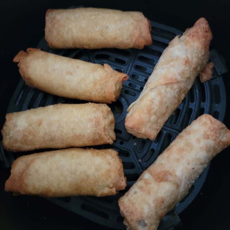 Frozen Eggs Rolls in Air Fryer