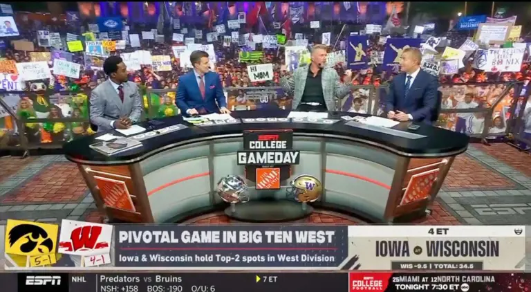 ESPN Couldn’t Do Anything About Washington Fans’ Vulgar Chant On Live TV During ‘College GameDay’ (VIDEO)