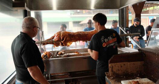 Visit Guavate to indulge in Puerto Rico's lechon.
