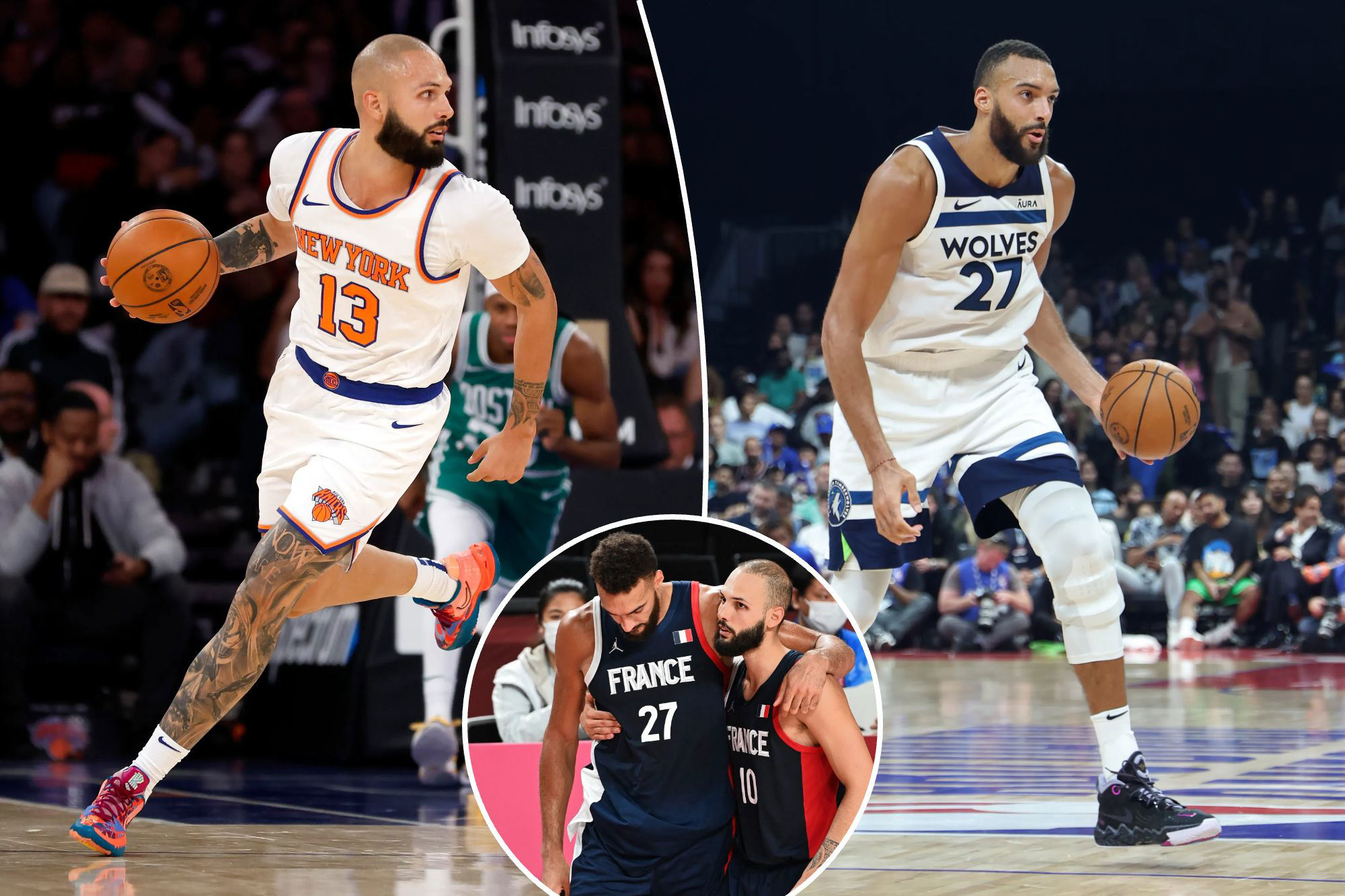 Rudy Gobert Calls Out Knicks For Poor Evan Fournier Treatment