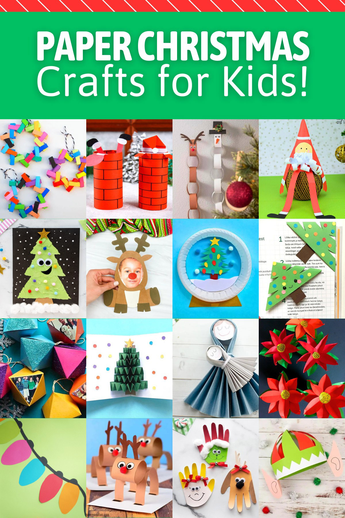 Christmas Paper Crafts for Kids: 30+ Festive Ideas!