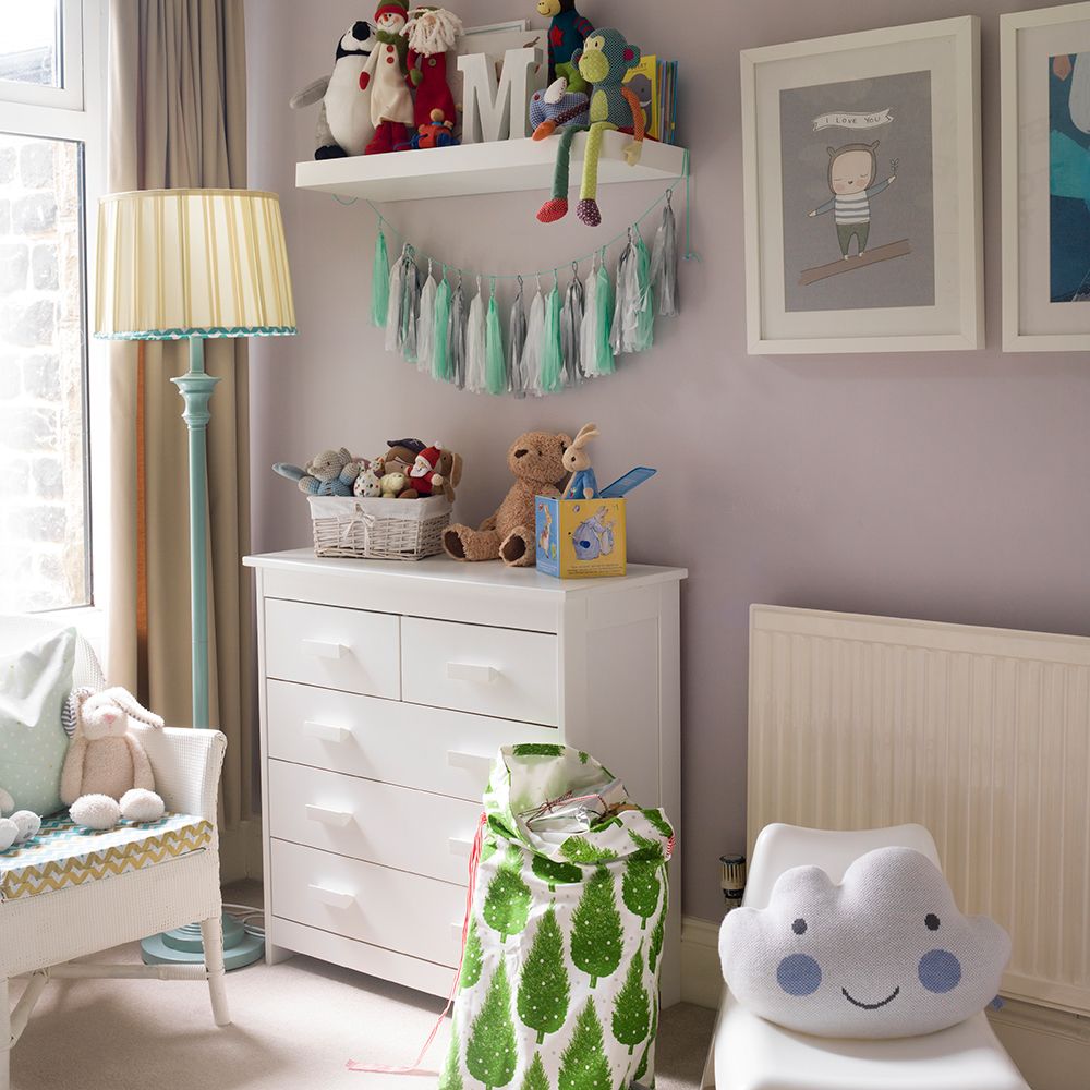 <p>                     Ensure their room has enough storage, to make the most of the space – which more often than not is a smaller room. 'With any kids room, plentiful storage is paramount' Alice explains.                   </p>                                      <p>                     'To give as much room for running around and being creative, opt for built-in shelving, under-bed baskets or classic toy boxes to allow for all toys, books and other objects to be played with and stored with ease.'                   </p>