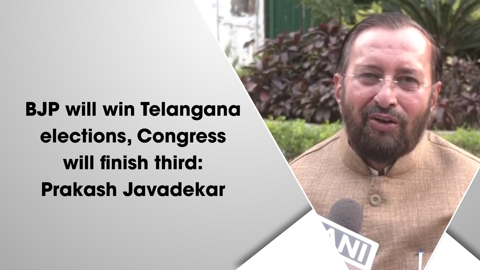 BJP will win Telangana elections, Congress will finish third Prakash Javadekar