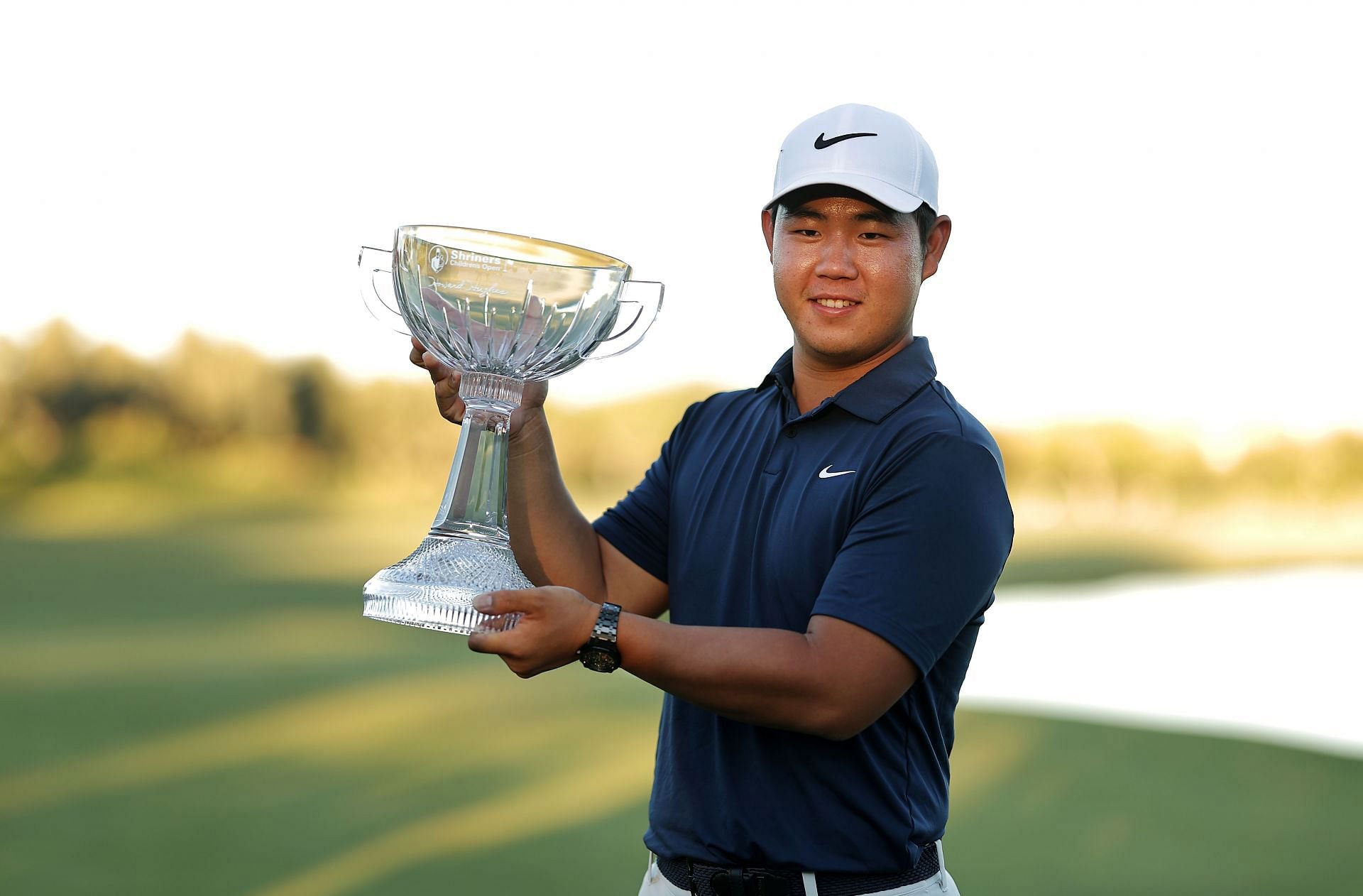 How much did Tom Kim win at the 2023 Shriners Children's Open