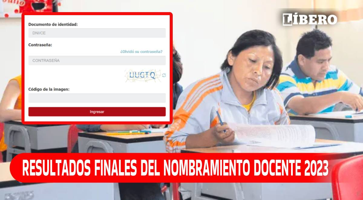 Nombramiento Docente 2023 Actualizado Resultados Finales Y Plazas