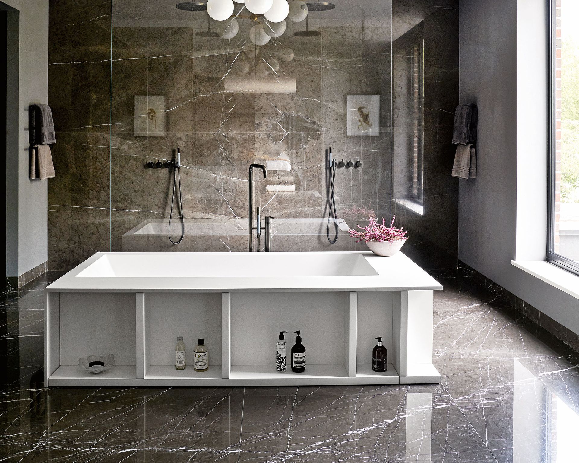 <p>                     Designed to steal the show and provide a luxurious deep soak, a well-chosen bath will prove a seriously good investment in a luxury bathroom scheme. Whether made from solid stone, classic cast iron or modern composite resin, statement baths are built to impress – and their desirability has soared in recent years.                   </p>                                      <p>                      ‘These designs are synonymous with luxury and clients love the spacious bathing experience,’ says Joy Chesterton of Ripples. Most statement baths are made to be positioned away from walls; a central location has extra glamor and can boost the room’s sense of proportion.                    </p>                                      <p>                     ’Symmetry and balance are key to creating an elegant, serene interior,’ says Lucy Powell of Bathrooms.com. ‘Installing a really eye-catching bath in the middle of the room will provide a central axis that works as a natural focal point.’                   </p>