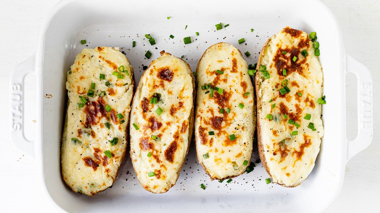 Twice-Baked Potatoes Are The Ultimate Comfort Food