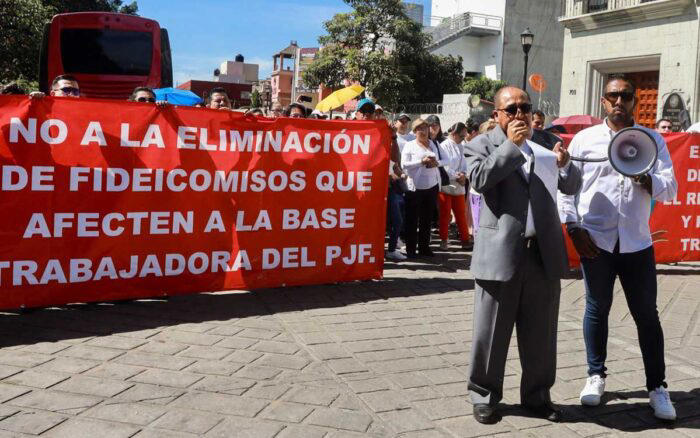 Trabajadores del Poder Judicial convocan a paro nacional este lunes contra extinción de fideicomisos