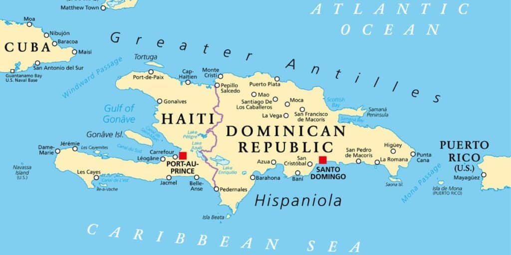 <p>The best way to get to the Dominican Republic is by booking a flight. Most visitors fly into the Punta Cana International Airport (PUJ). American Airlines, Delta, and JetBlue are the best airlines that fly into the DR.</p><p>For those who would instead visit the Dominican Republic by water, countless cruises stop by the Dominican Republic. Taking a cruise is an excellent option for those who want to avoid flying or want to take in the beautiful Atlantic Ocean views from aboard a cruise ship. Some of the <a href="https://cruisecritic.tp.st/NF2uyn0T" rel="noreferrer noopener nofollow sponsored">best cruise liners</a> that visit the DR include Royal Caribbean, Carnival Cruise Line, and Virgin Voyages.</p>