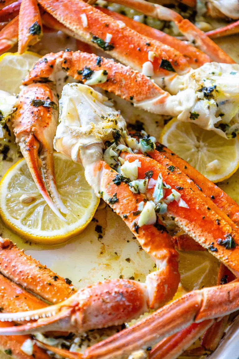 Baked Snow Crab Legs