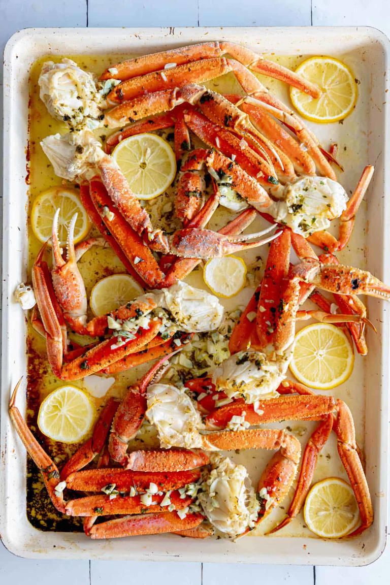 Baked Snow Crab Legs