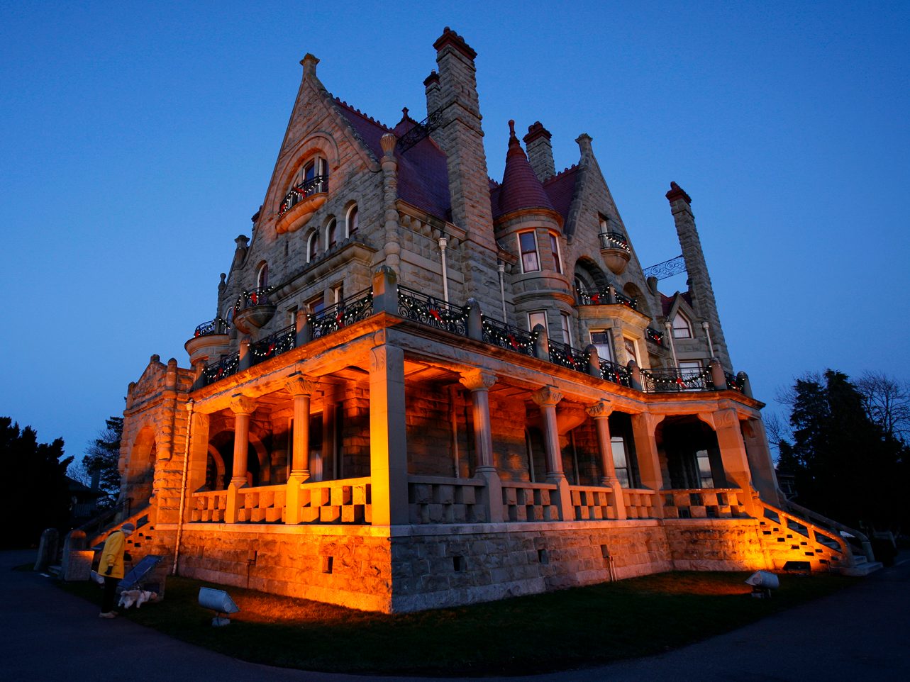 <p>You won’t find many <a href="https://www.readersdigest.ca/travel/canada/castles-in-canada/">castles in Canada</a>, but the few we do have go out of their way to impress. Built in the Scottish Baronial style, <a href="https://thecastle.ca/" rel="noopener noreferrer">Craigdarroch Castle</a> was the Victorian-era status symbol of coal baron Robert Dunsmuir. Situated on a hillside overlooking the city, the castle has been meticulously restored to its former glory. Visitors keen to get a glimpse of how the upper crust lived in the 1890s can take a self-guided tour through this National Historic Site. There are four floors to explore, plus a few juicy scandals—and ghost stories—to delve into.</p> <p>Check out the <a href="https://www.readersdigest.ca/travel/canada/canadas-10-most-haunted-places/">most haunted places in Canada</a>.</p>